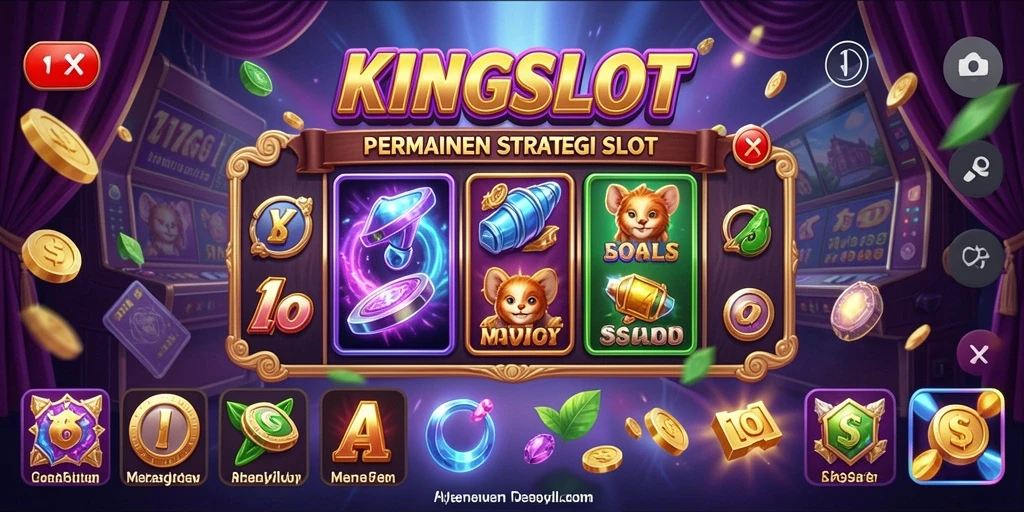 Tampilan visual menarik dari gameplay KINGSLOT yang seru.