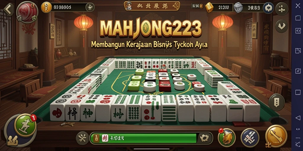 Tampilan menarik gameplay Tycoon di MAHJONG222.